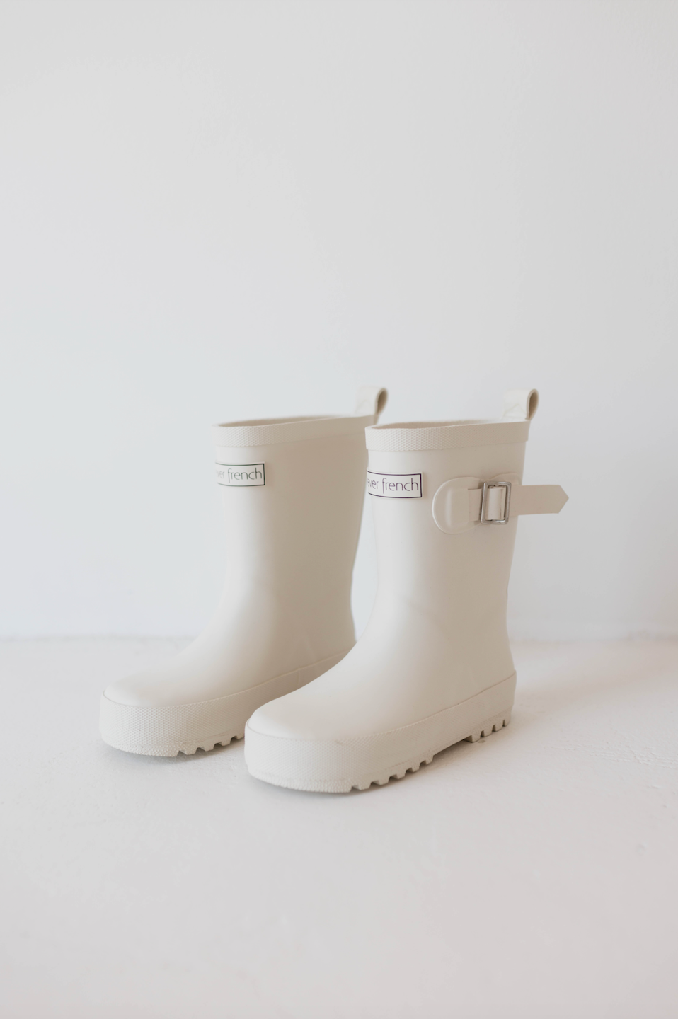 Forever French Baby - Rain Boots | Cream