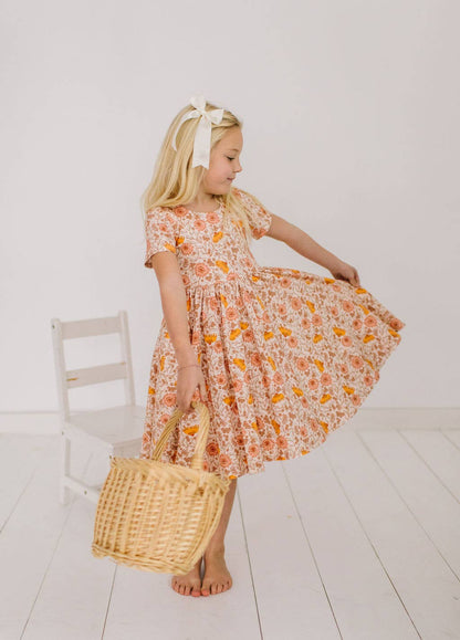 Ollie Jay - Classic Twirl in Boho Floral Dress