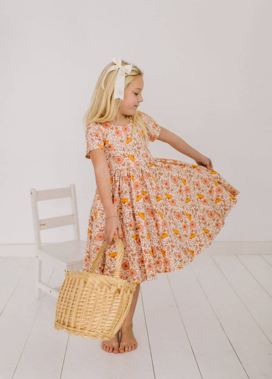 Ollie Jay - Classic Twirl in Boho Floral Dress
