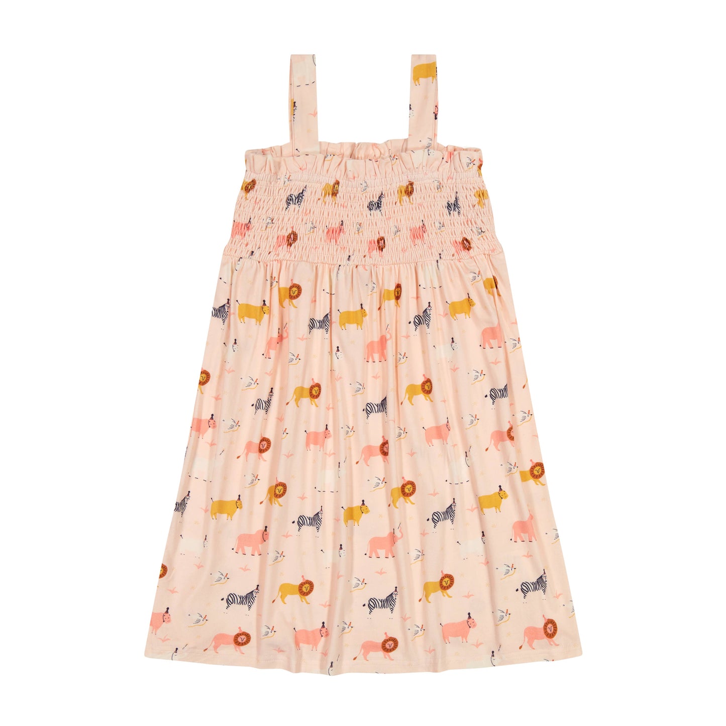 Smocked Bamboo Dress - Party Animals