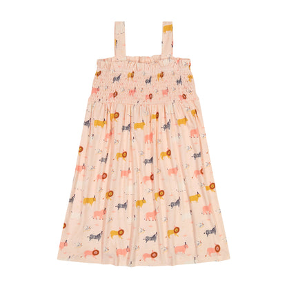 Smocked Bamboo Dress - Party Animals