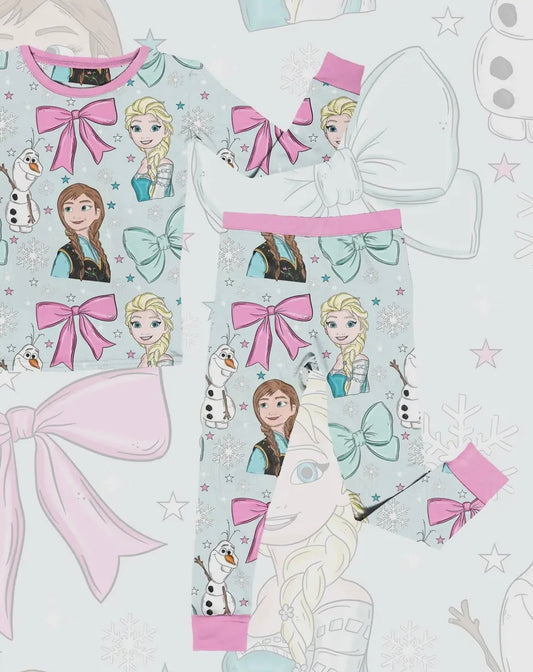 Arendelle Sisters - 2 Piece Bamboo Set - PREORDER