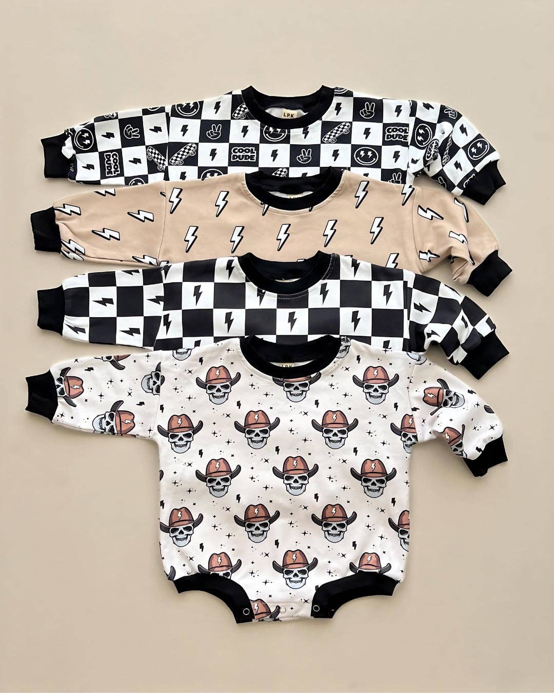 Lucky Panda Kids - Bubble Romper | Bolt Cowboy