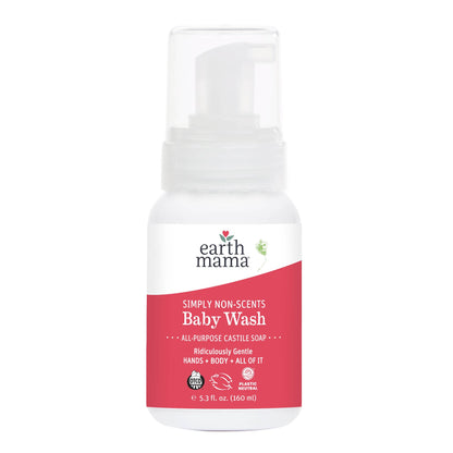 Earth Mama Organics - Simply Non-Scents Baby Wash: 34 fl. oz. (1 liter )