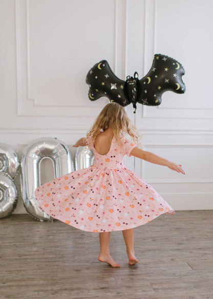 Ollie Jay - Classic Twirl Dress in Hippie Halloween | Girls Dress
