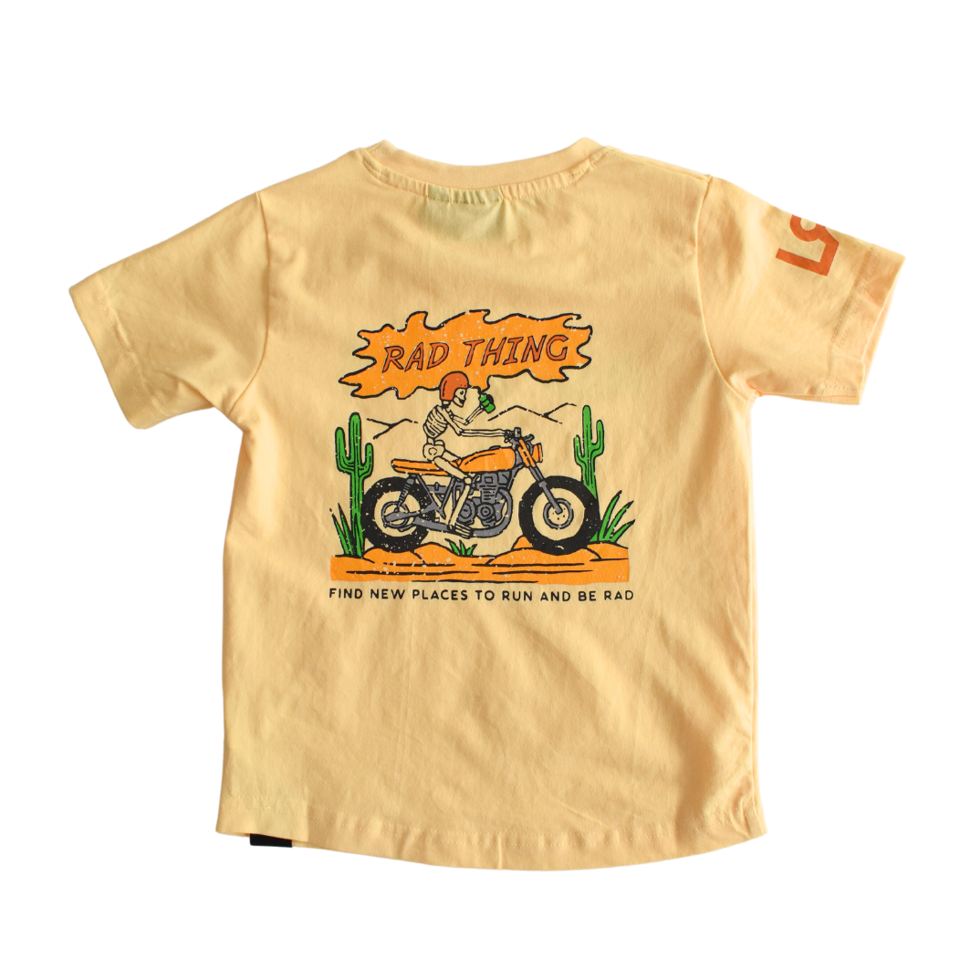 Where The Rad Things Are Tee - Golden Yellow