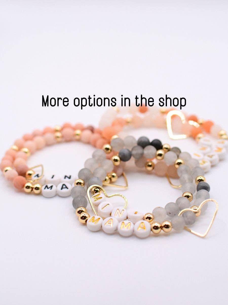 Two and Crew - Faith Based Jewelry & Gifts - Mama Mini Bracelet Set – Motherhood Jewelry, mom gift