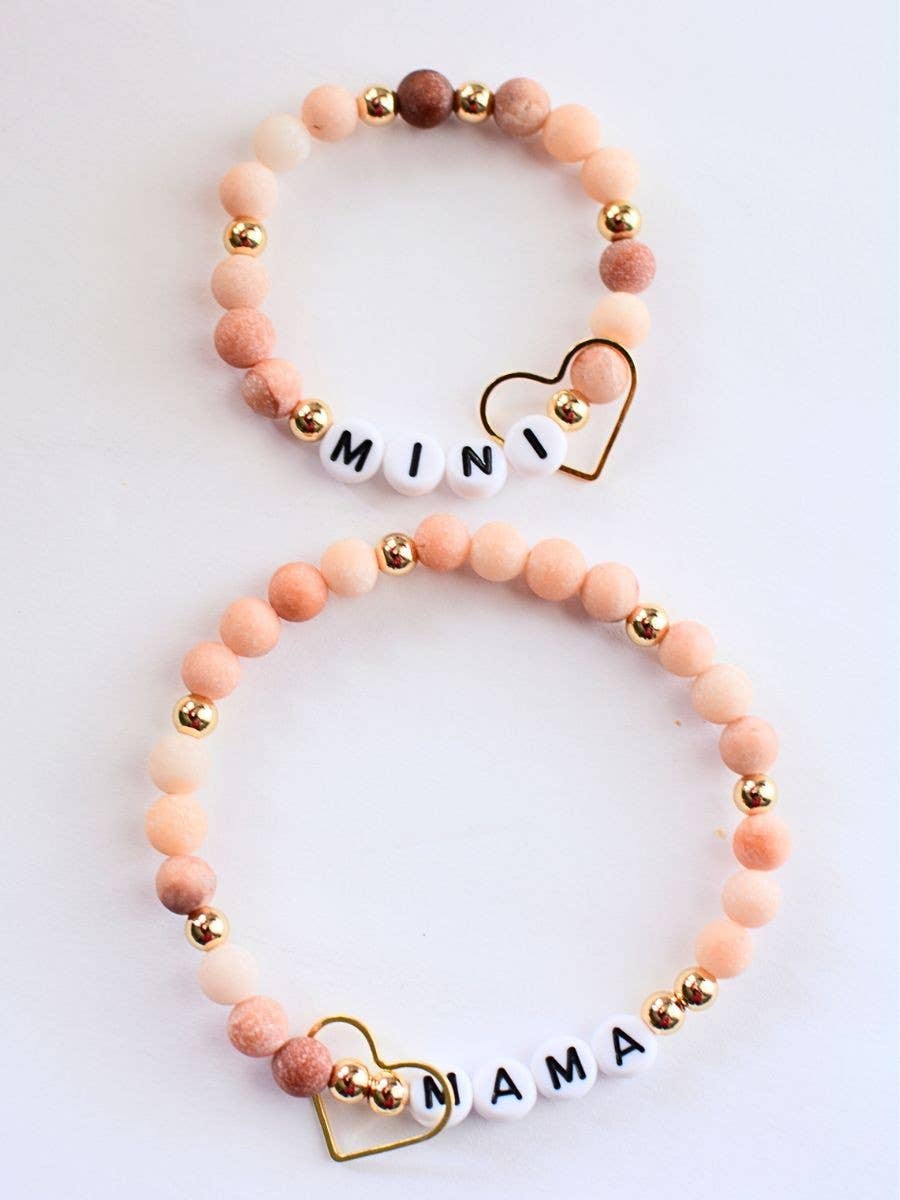 Two and Crew - Faith Based Jewelry & Gifts - Mama Mini Bracelet Set – Motherhood Jewelry, mom gift