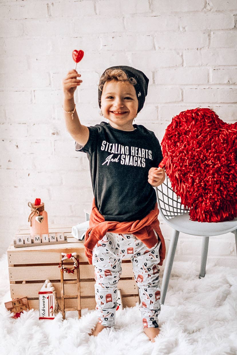 Stealing Hearts & Snacks Boy's T-Shirt