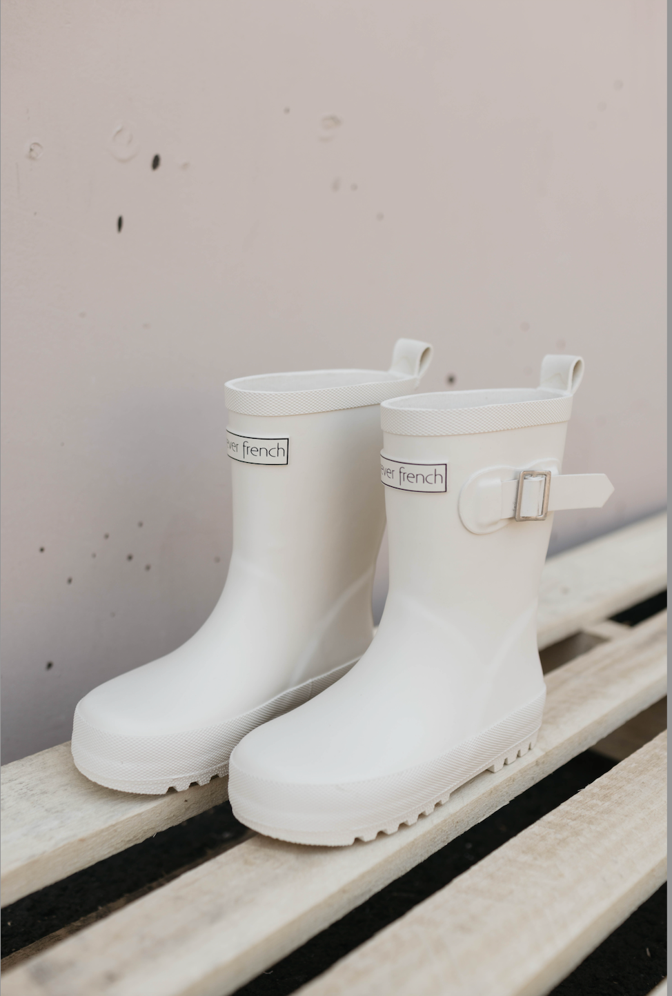 Forever French Baby - Rain Boots | Cream