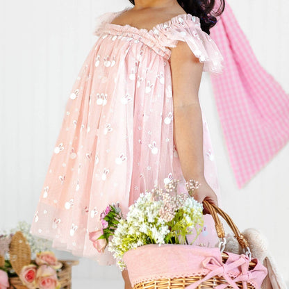 Sweet Wink - Little Bunny Easter Tulle Dress
