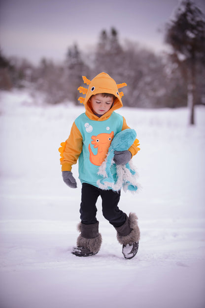 Axolotl 3D Hoodie