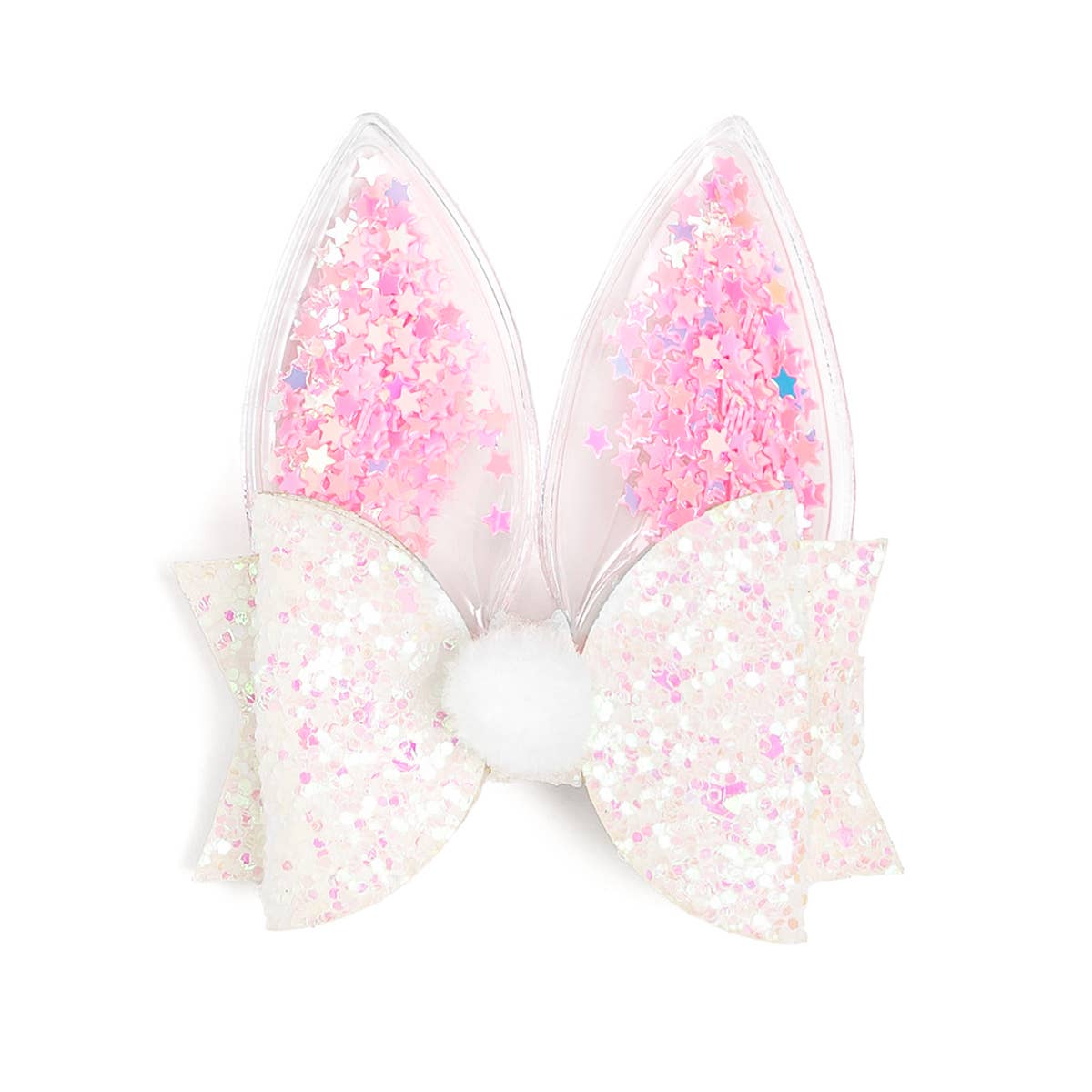 Sweet Wink - Shaker Easter Bunny Ear Bow Clip