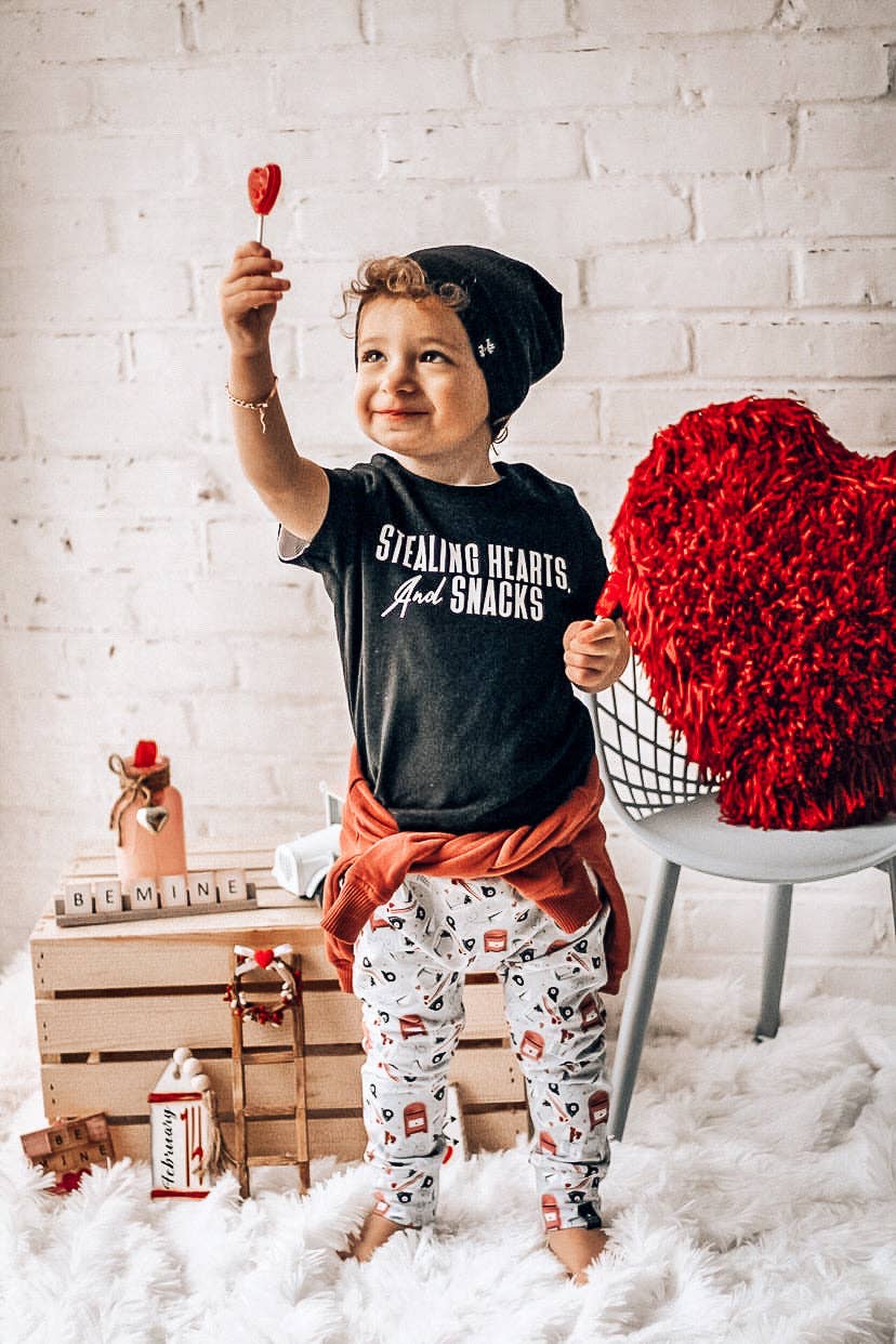 Stealing Hearts & Snacks Boy's T-Shirt