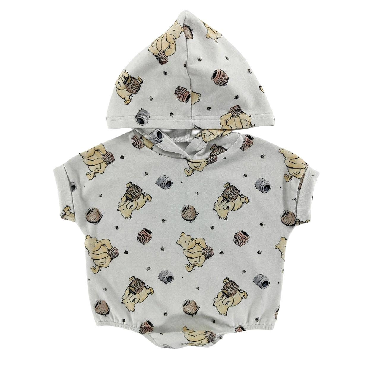 Little One Shop - Hunny Pot Hooded Short Romper