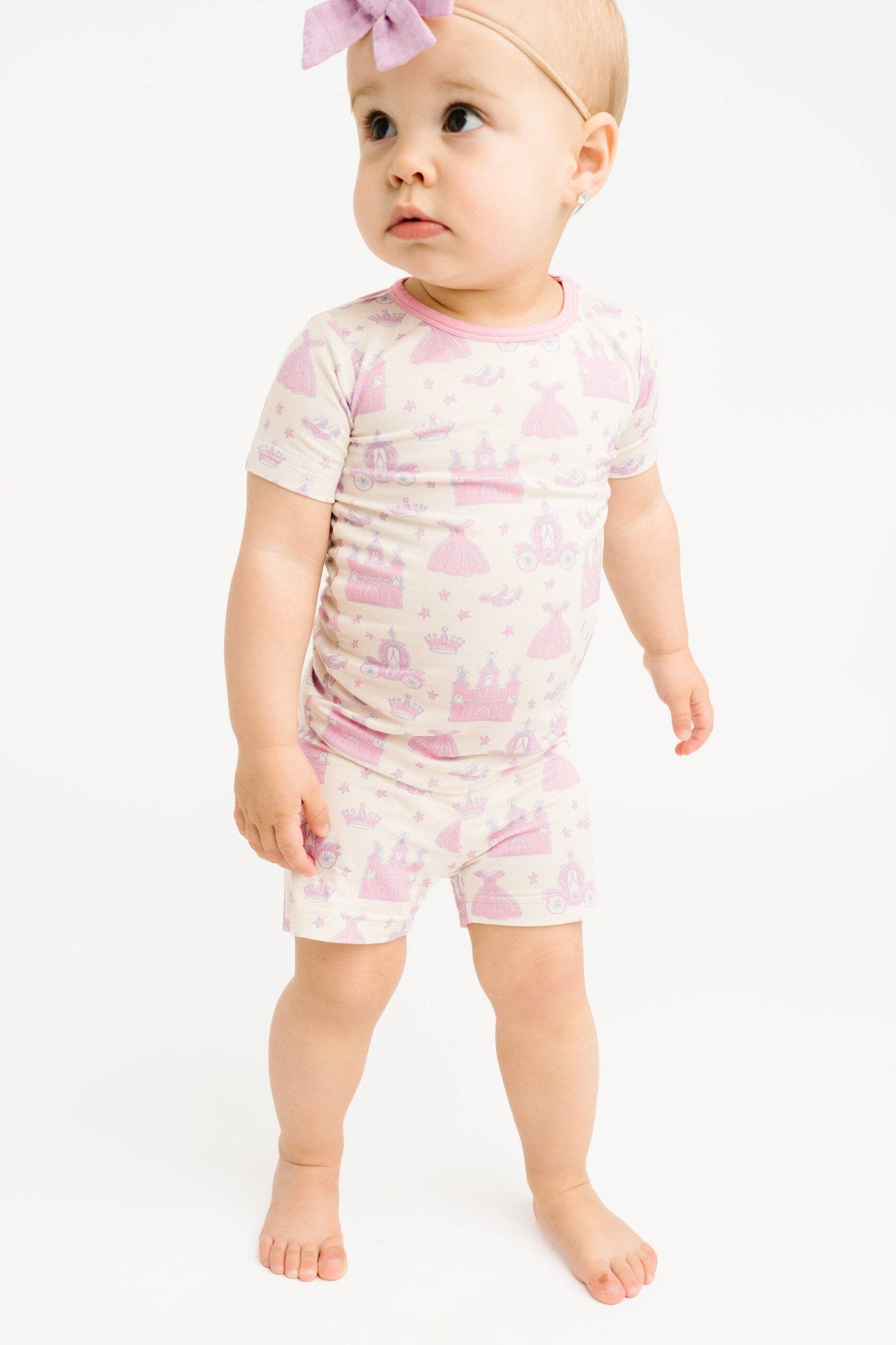 Little One Shop - Dreamy Fairytale Bamboo Shorts Set