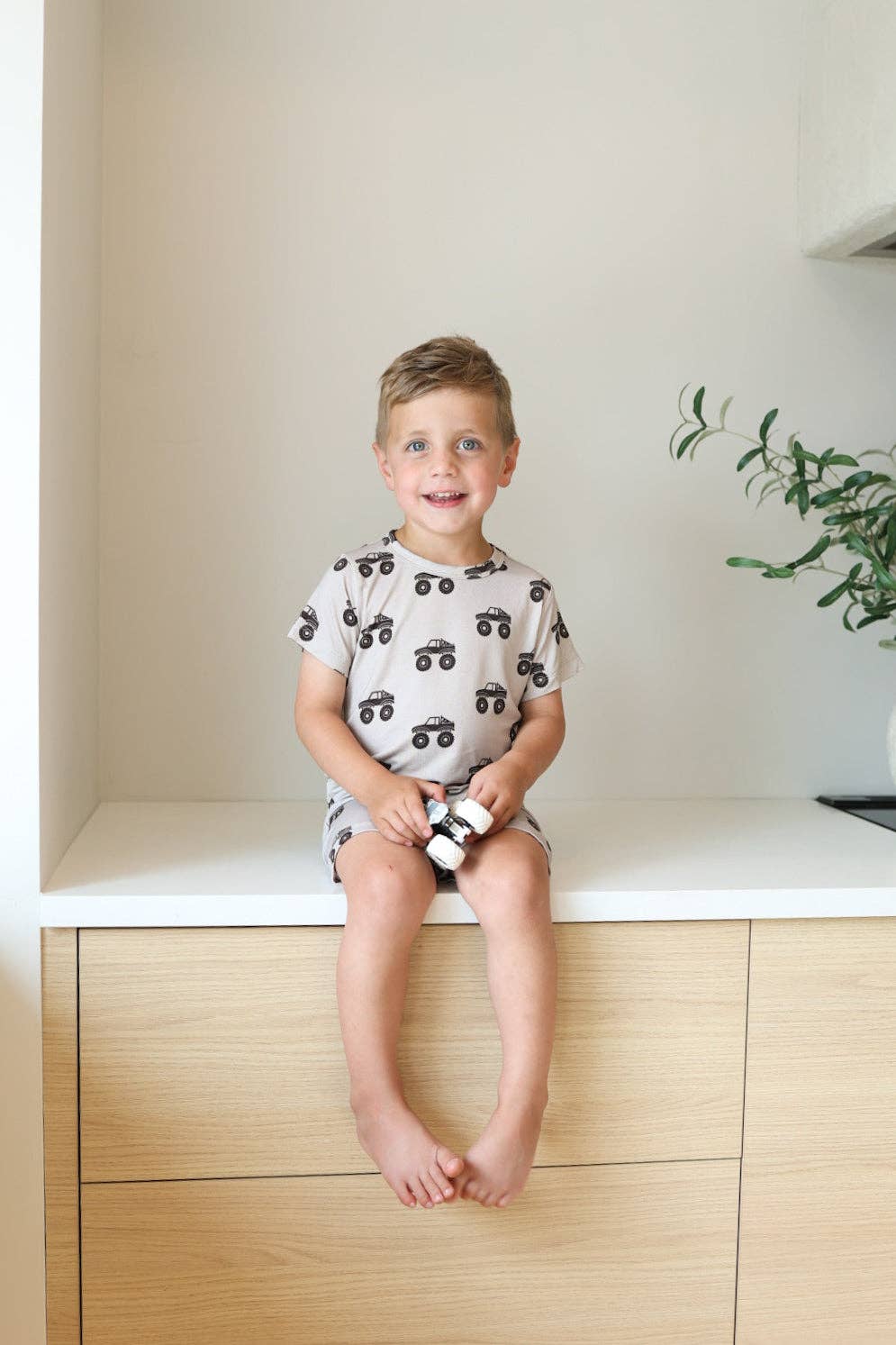 Forever French Baby - Bamboo Short Set | Monster Truck