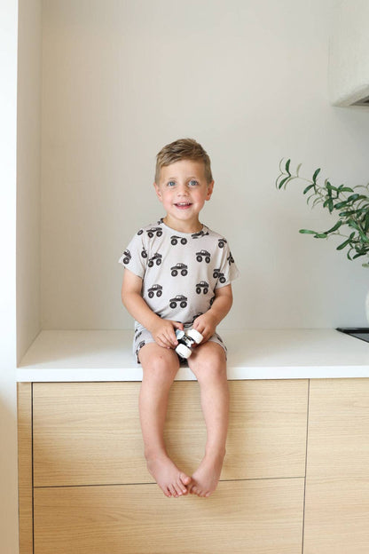 Forever French Baby - Bamboo Short Set | Monster Truck