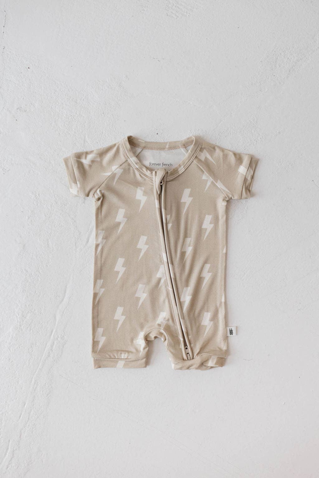 Forever French Baby - Shortie Bamboo Zip | Tan Bolt