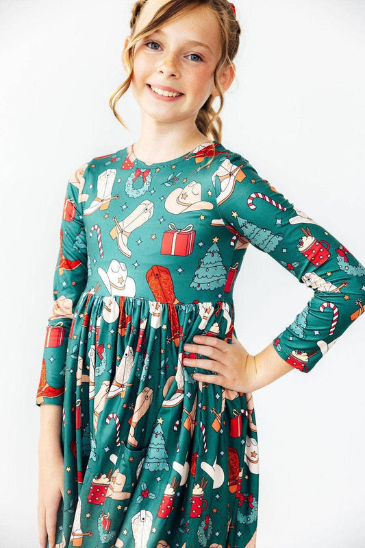 Western Wonderland - Pocket Twirl Dress