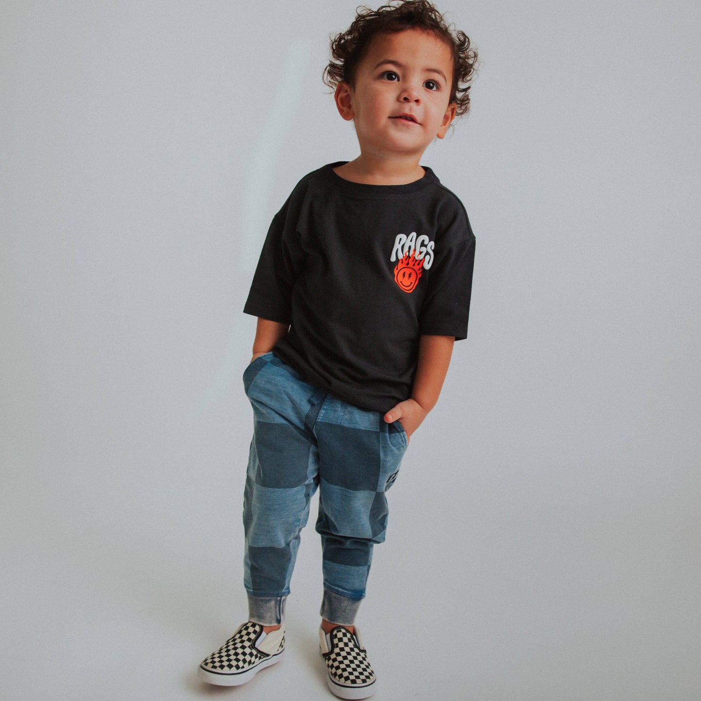 RAGS - Drop Shoulder Kids Tee - Just Gr8