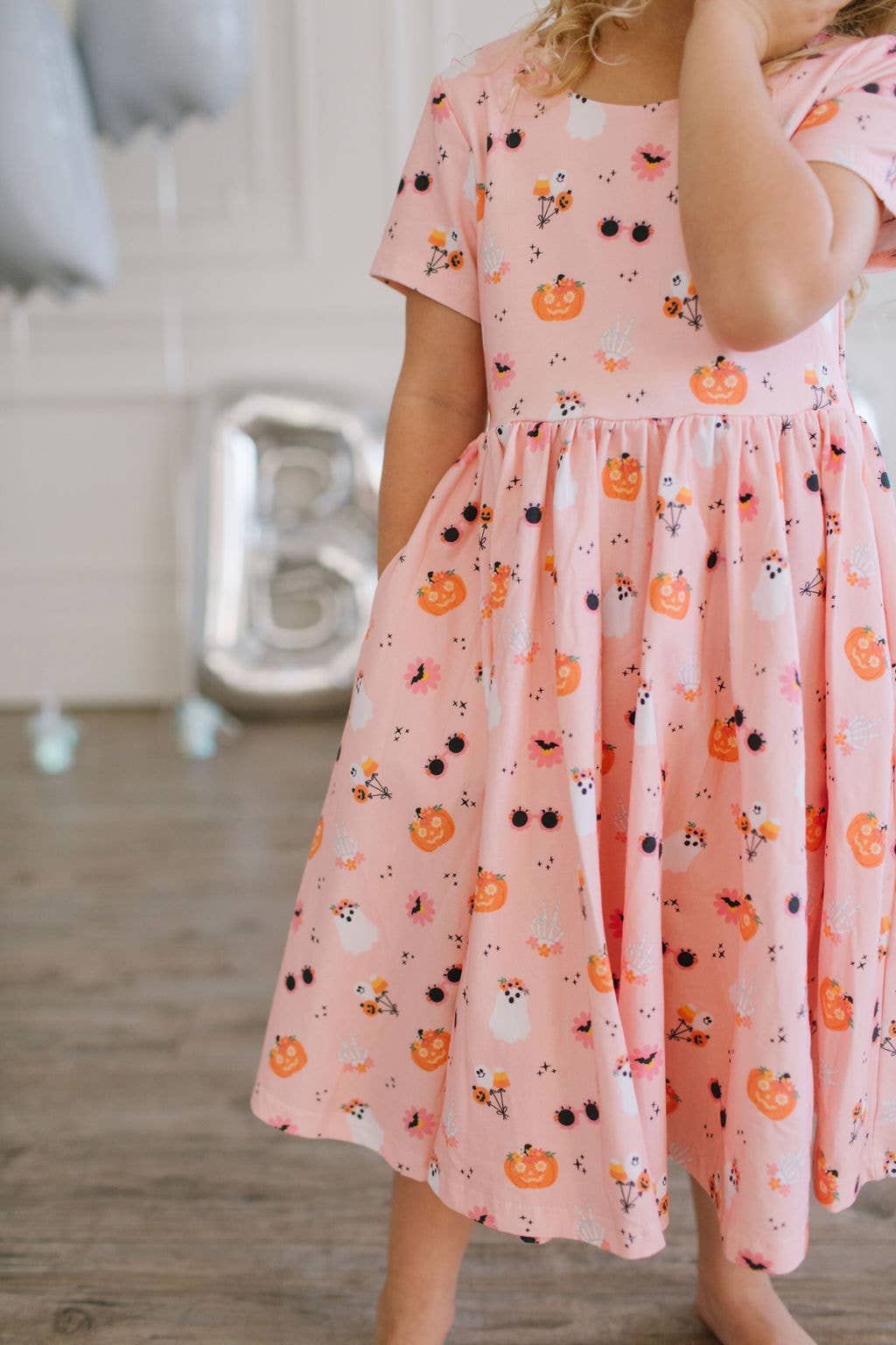 Ollie Jay - Classic Twirl Dress in Hippie Halloween | Girls Dress