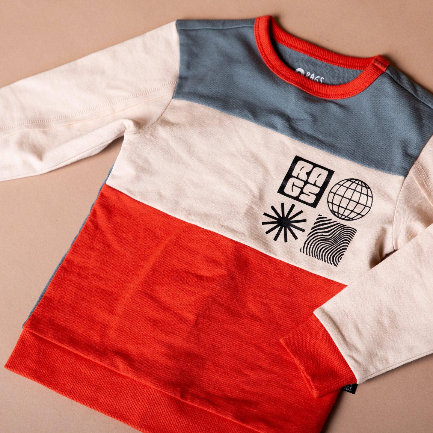 RAGS - Kids Sweatshirt - 'Geometric Shapes