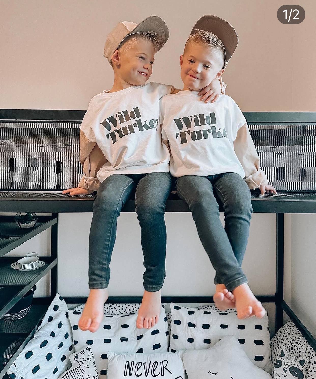 Wild Turkey | Kids Thanksgiving Sweatshirt