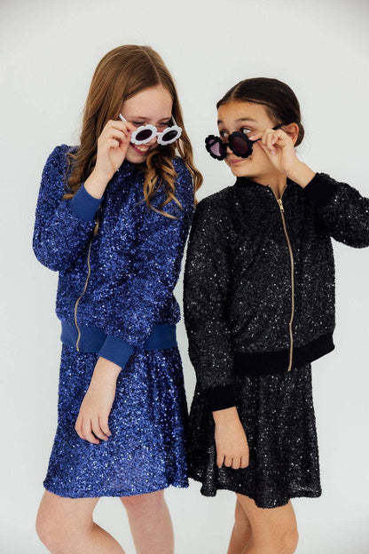 Mila & Rose - Black Sequin Jacket
