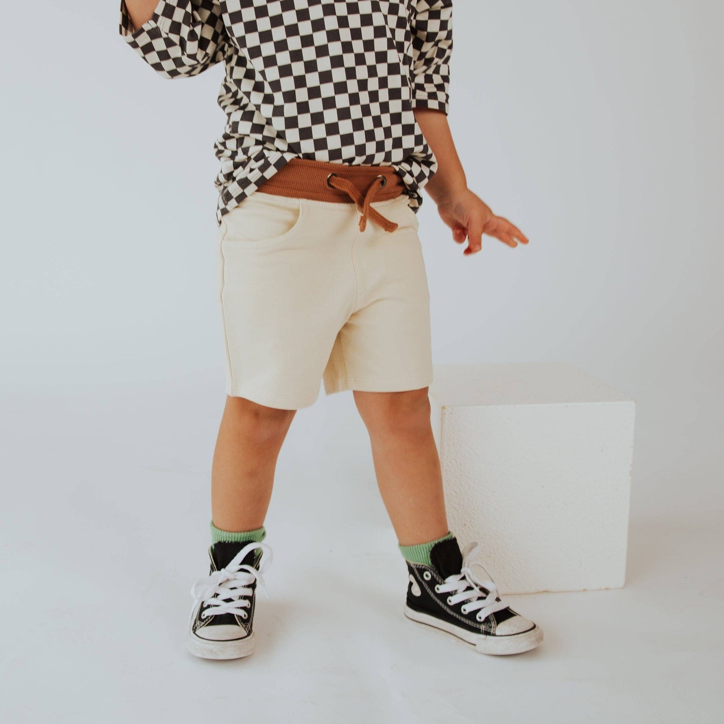 RAGS - Kid's Essentials Shorts - Sand