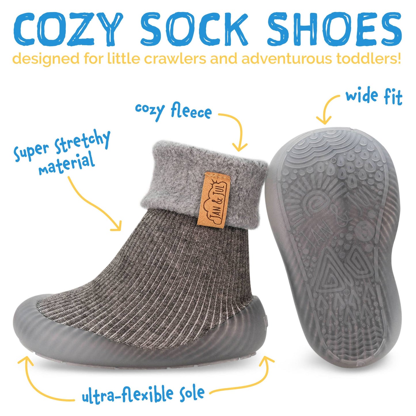 Oat | Cozy Sock Shoes