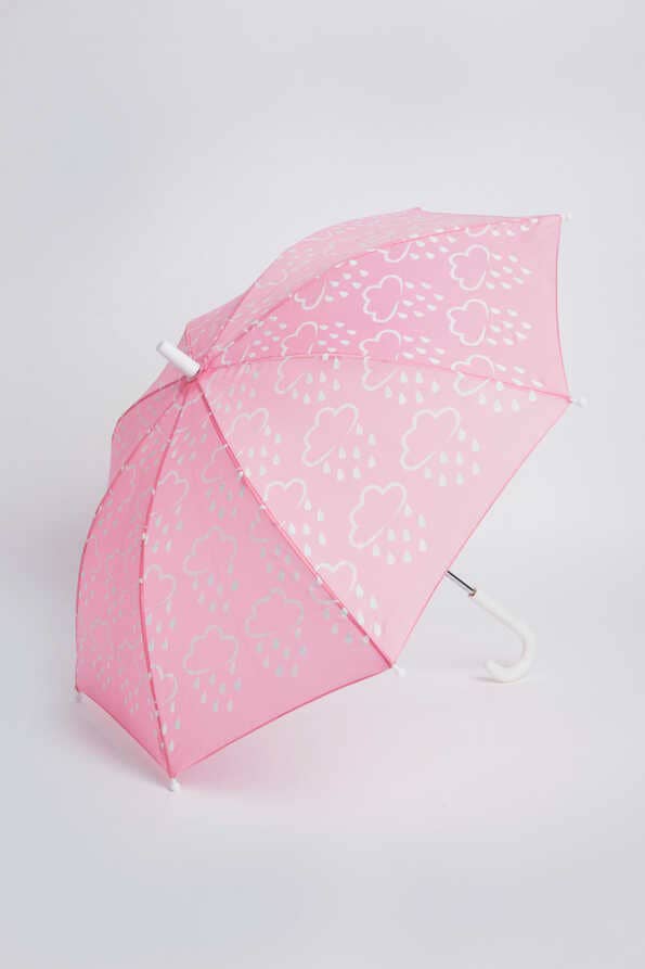 Grass & Air - Little Kids Colour-Revealing Umbrella in Baby Pink