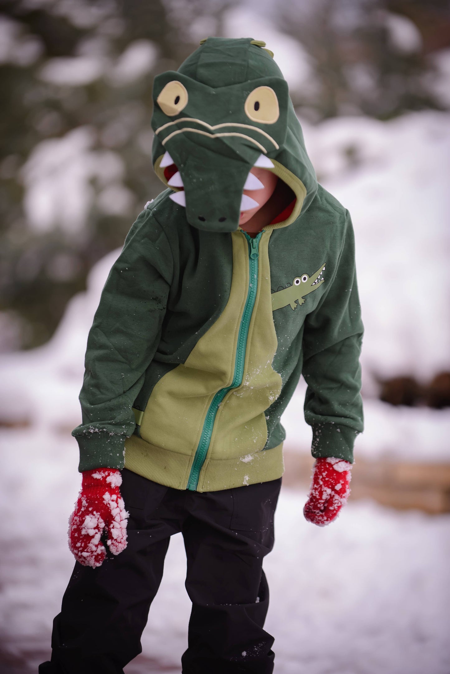 Alligator Spikes 3D Hoodie