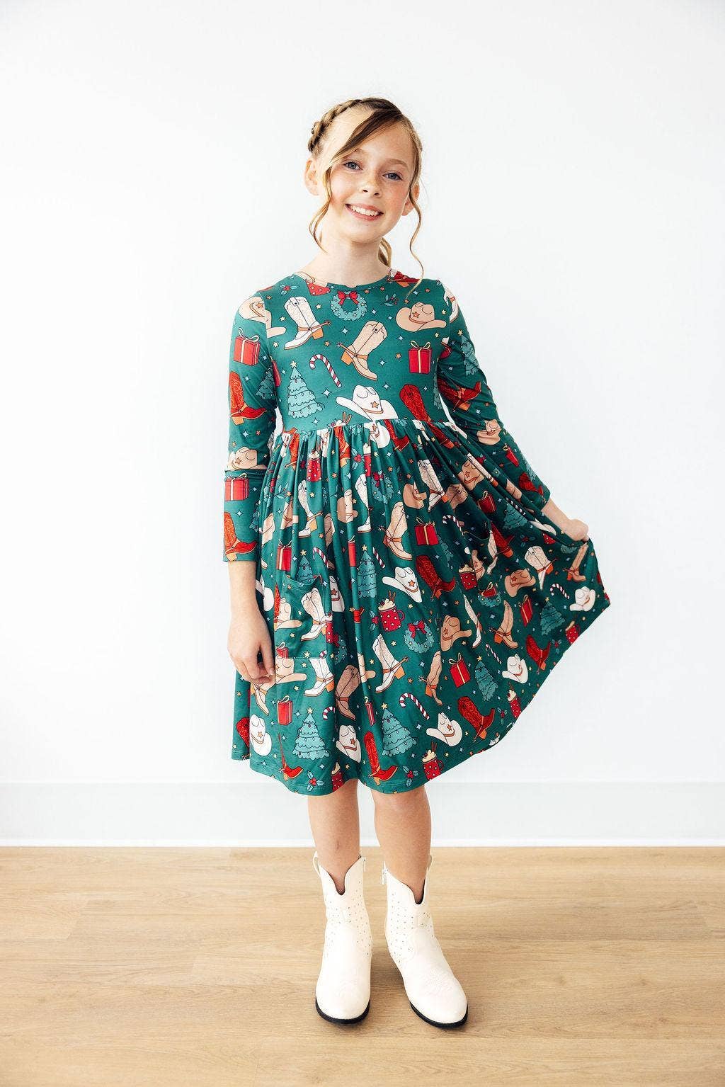 Western Wonderland - Pocket Twirl Dress
