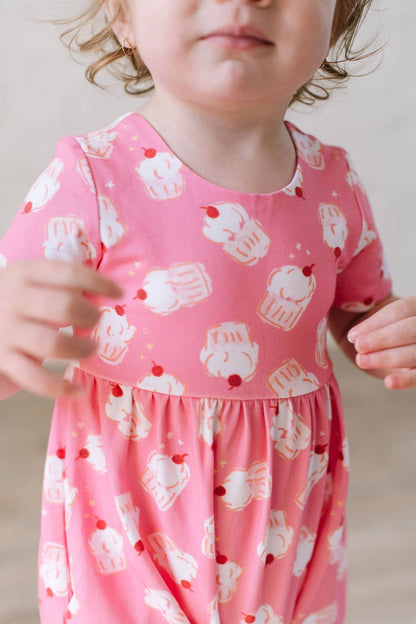 Rosie Romper in Cupcake