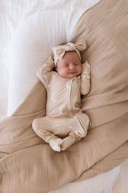 Forever French Baby - Bamboo Zip Pajamas | Luna