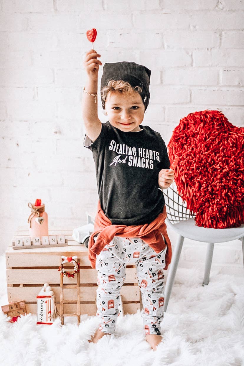 Stealing Hearts & Snacks Boy's T-Shirt