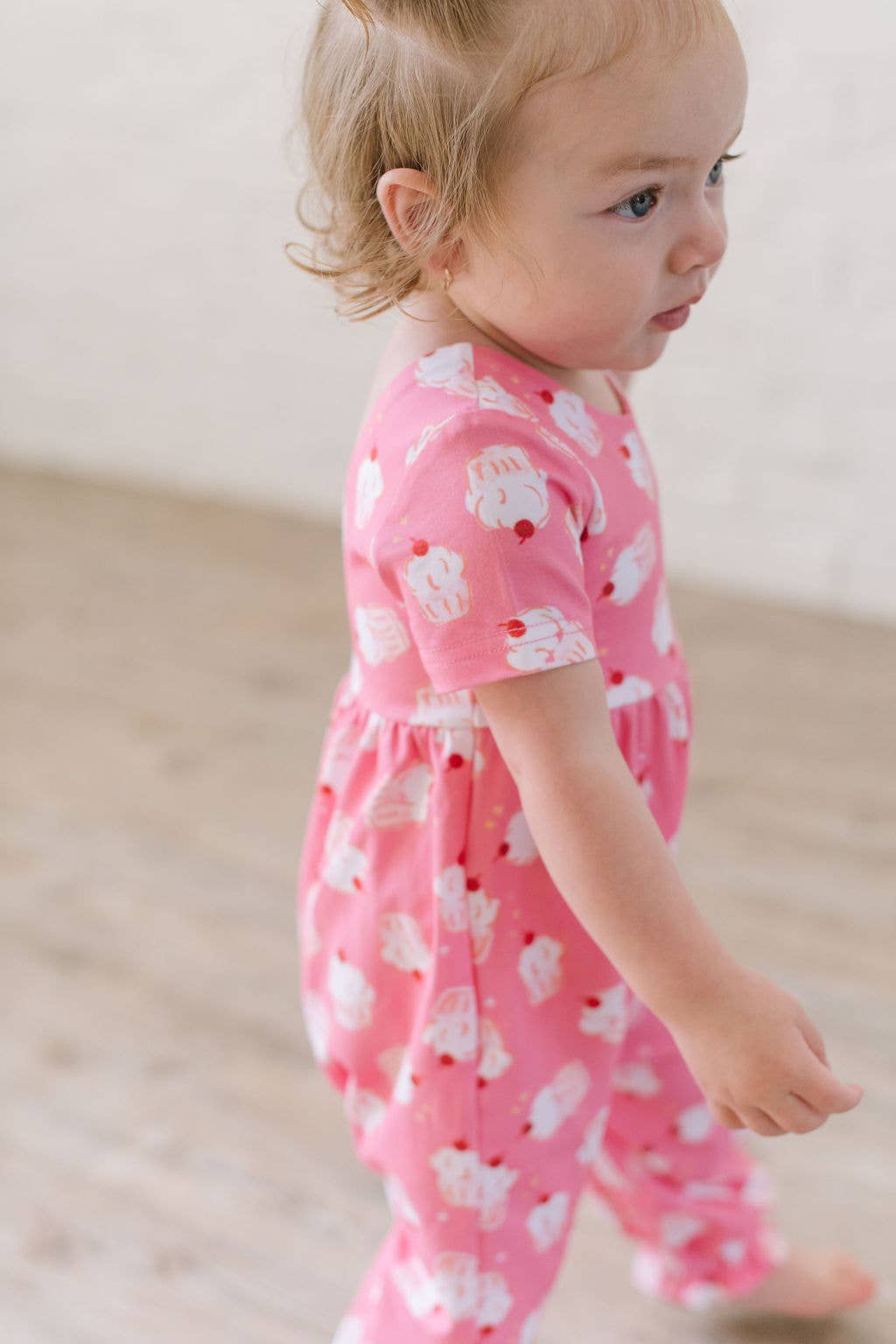 Rosie Romper in Cupcake