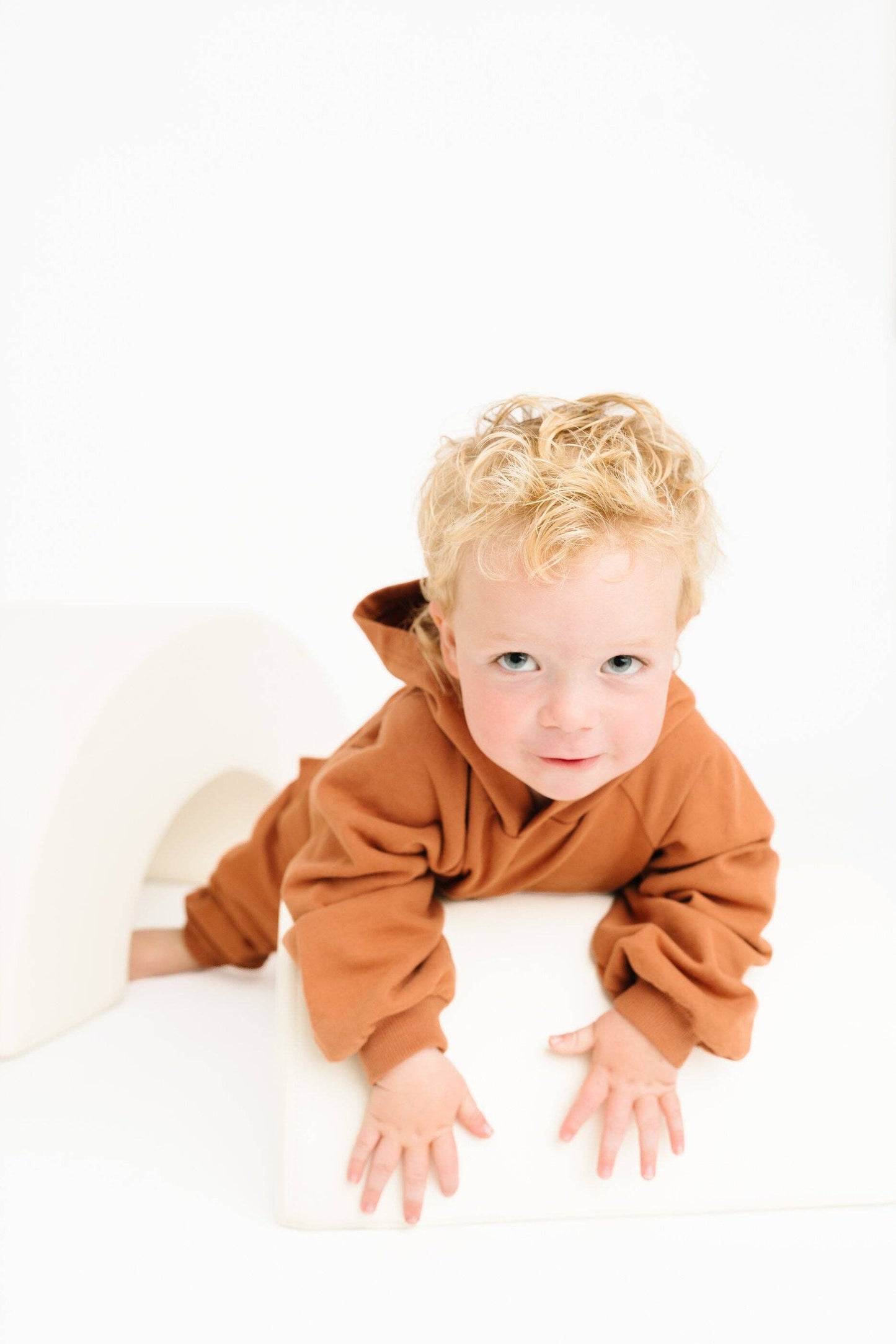 Little One Shop - Espresso Cargo Hoodie Set