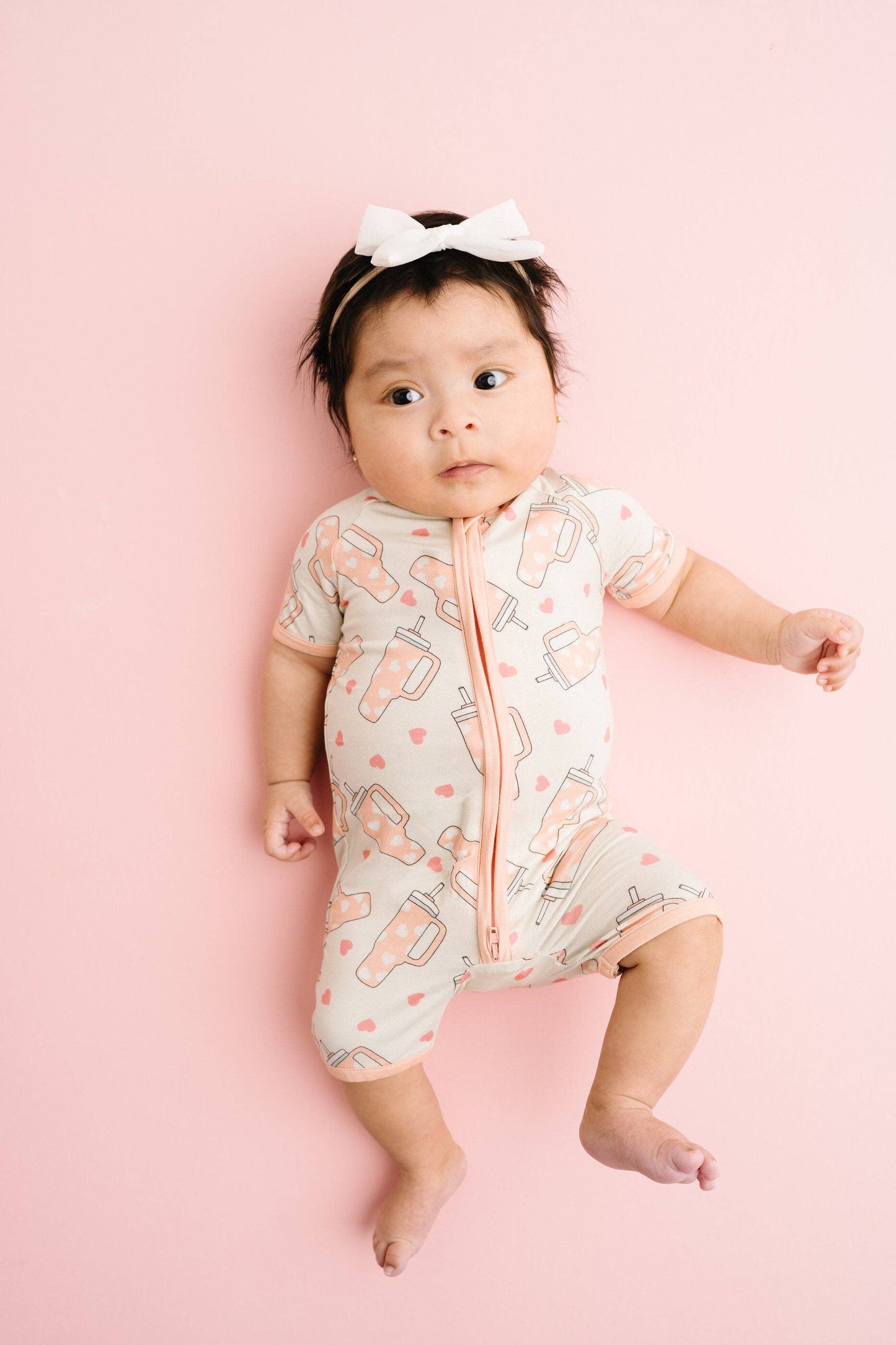 Little One Shop - Sweet Sips Bamboo Short Romper