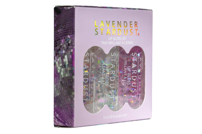 Lavender Stardust - DISCO GLITTER LIP GLOSS TRIO SET