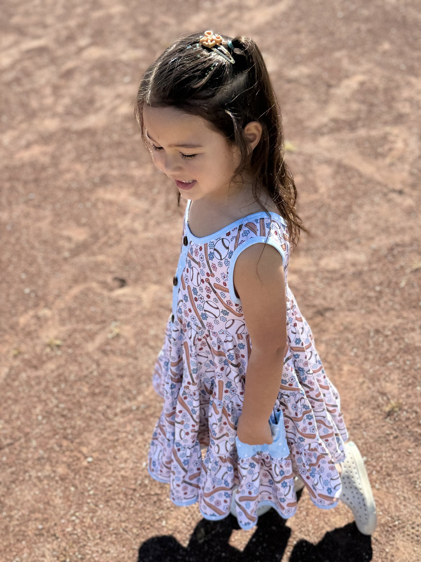 Eliza Cate & Co - Tiered Twirl Dress | Hey Batter Swing