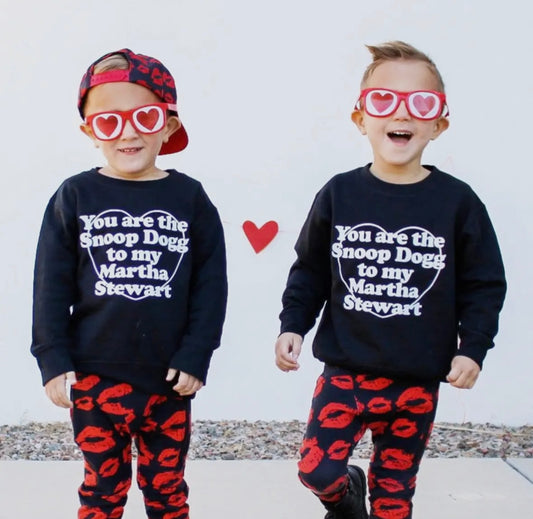 Snoop To My Martha | Kids Sweatshirt