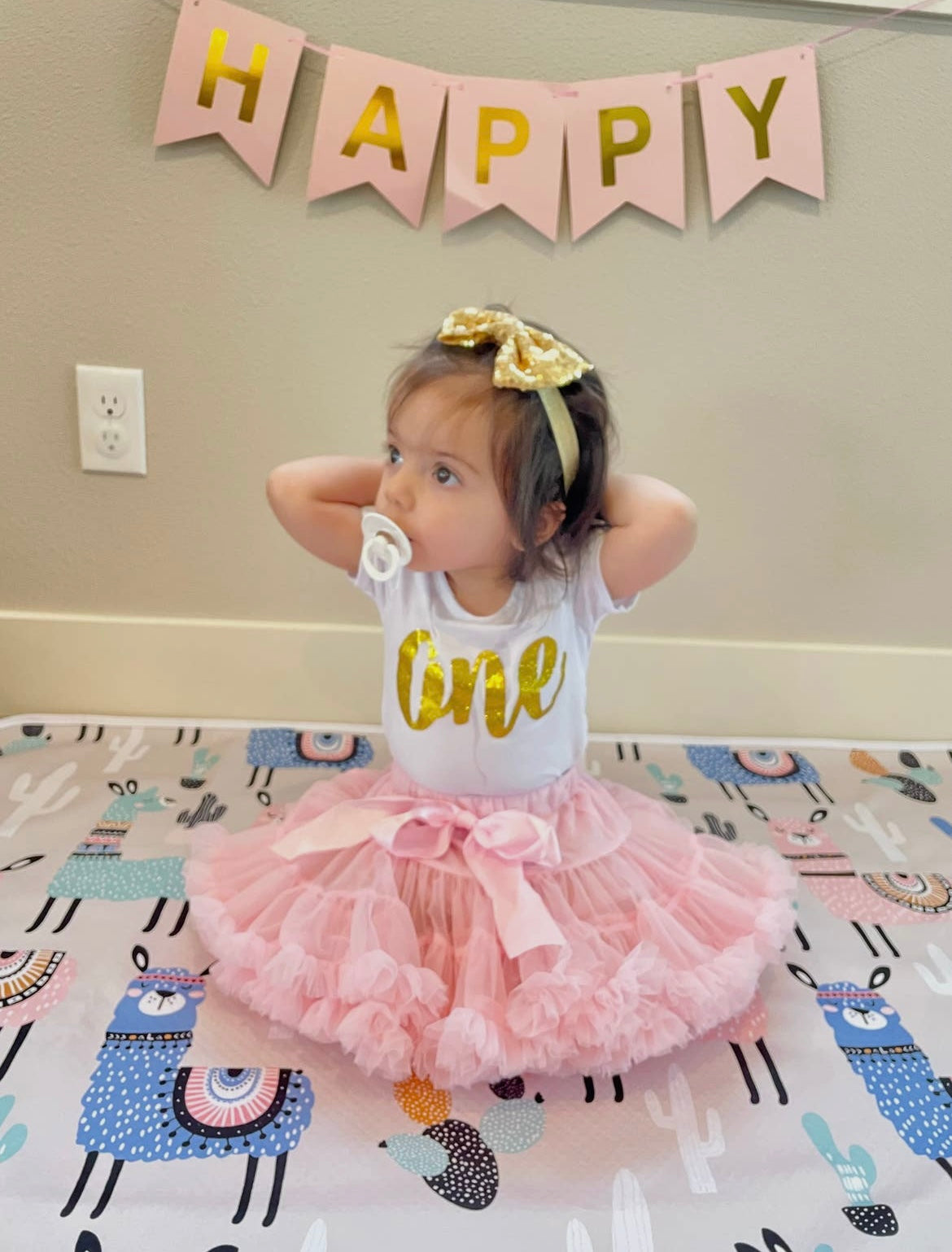 Pink Fluffy Tutu | Birthday Tutu