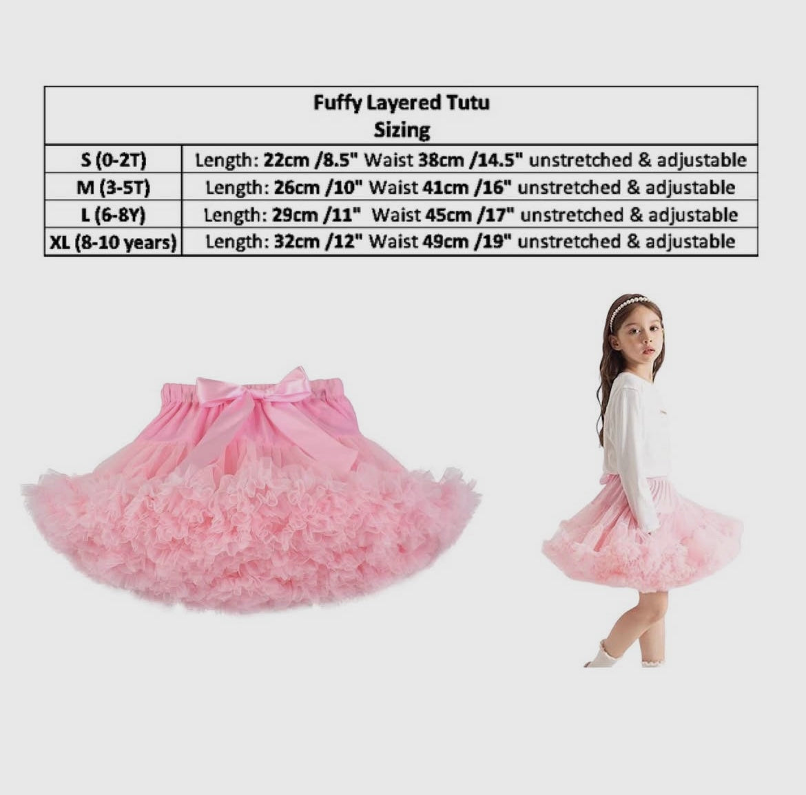 Pink Fluffy Tutu | Birthday Tutu