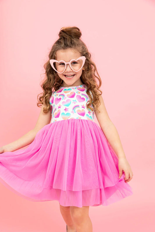 Kids Tulle Bamboo Dress - True Love Always