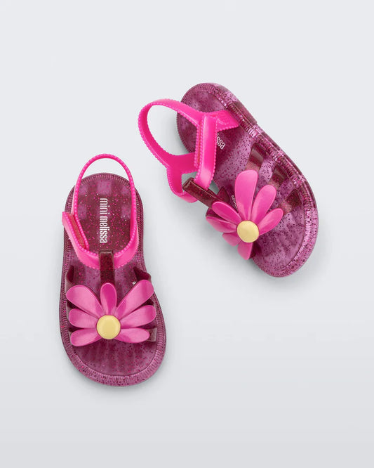 Mini Melissa - Hip Bloom Sandals - 2 Color Options