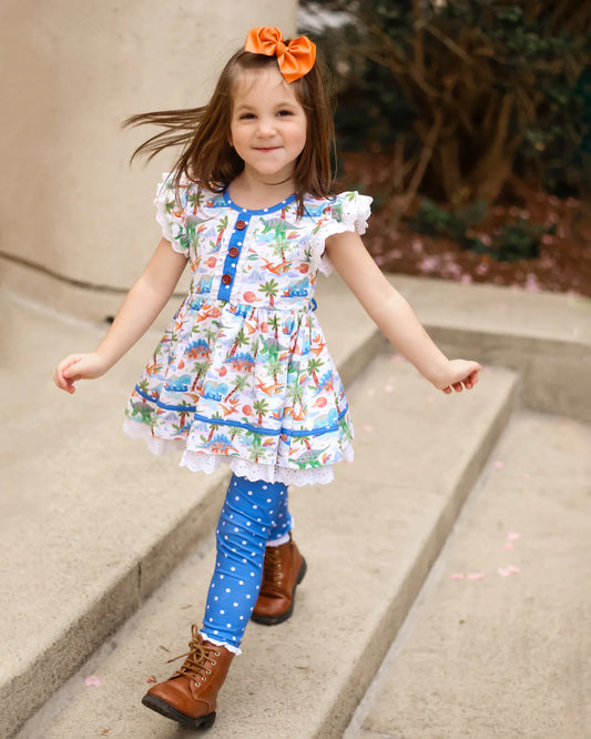 Dino-Mite | Twirl Tunic 2 Piece Set