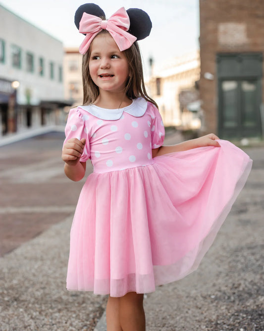 Tutu Twirl Dress | Pink Dotty