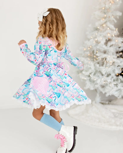 Twirl Dress | Snowy Village